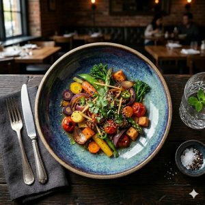 Mixed Vegetarian Food