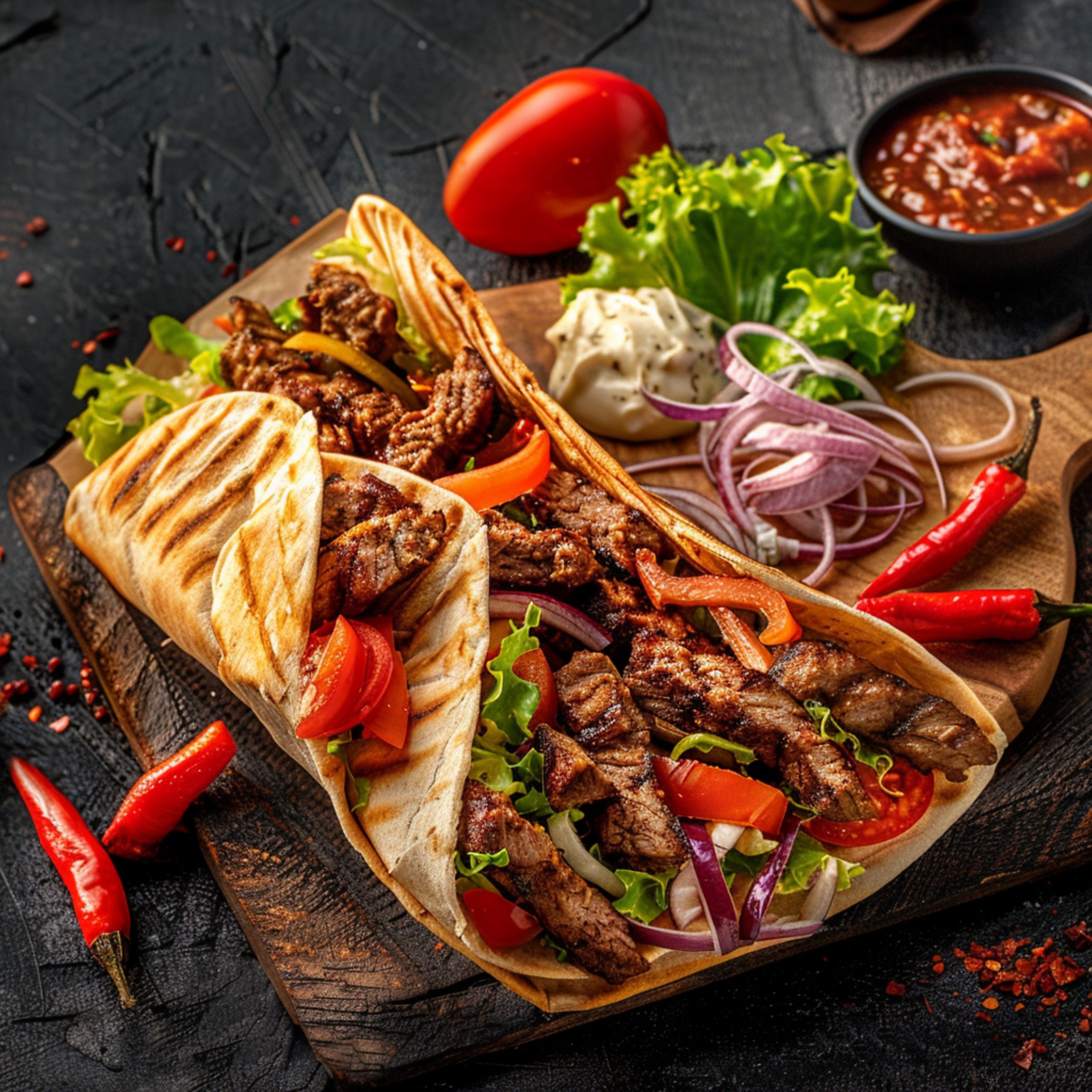 Mixed Kebab Roll Available Near Me Clyde local Area of Melbourne