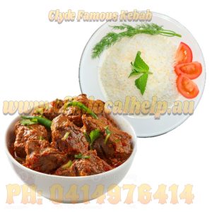 Rice with Lamb curry Available Near me In Clyde