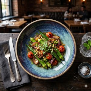Okra Vegetarian Food